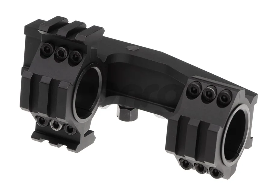 Aim-O inele pentru luneta cu montura Tri-Side Rail 25.4mm / 30mm Negru 3