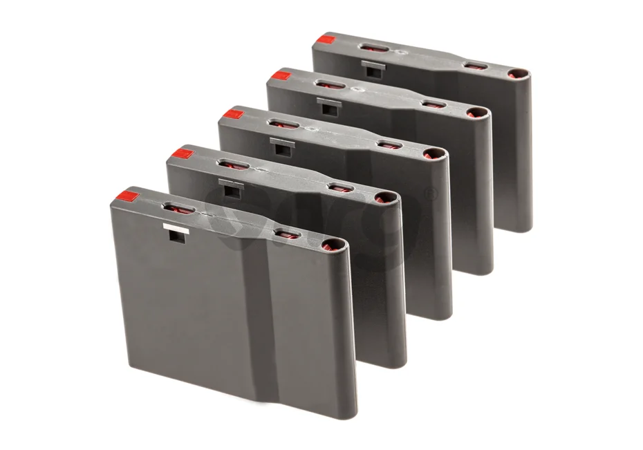 Silverback SRS set 5 incarcatoare plastic 25 bile Wolf Gray 