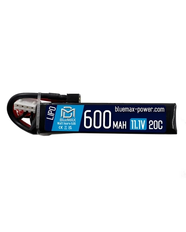 BlueMax Acumulator LiPo 11.1V 600mAh 20C PDW Mini Deans